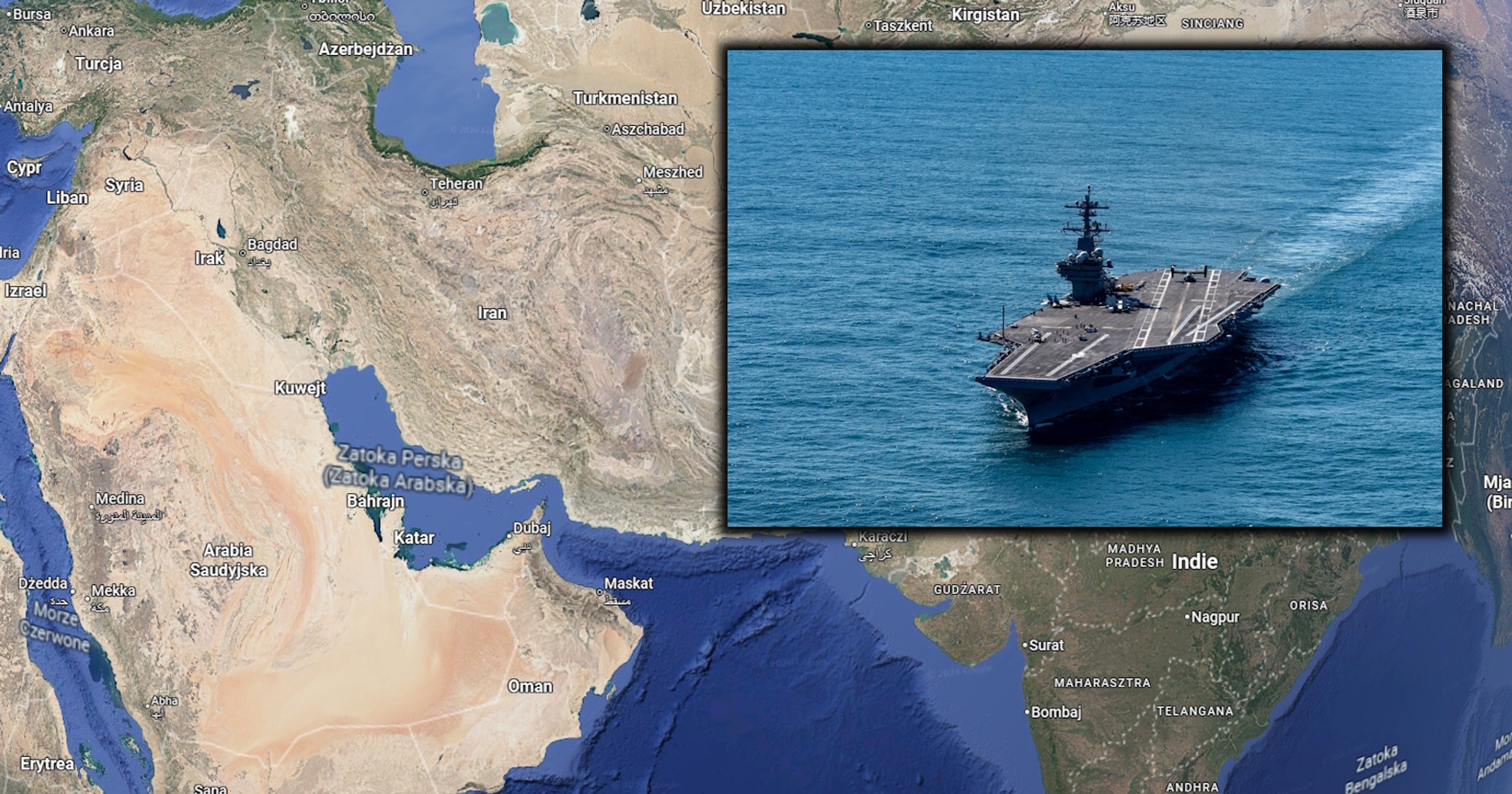 USS George HW Bush aircraft carrier