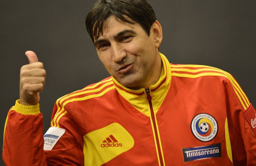 Ladislau Boloni, unpopular speech before Hagi's installation at the national team: 