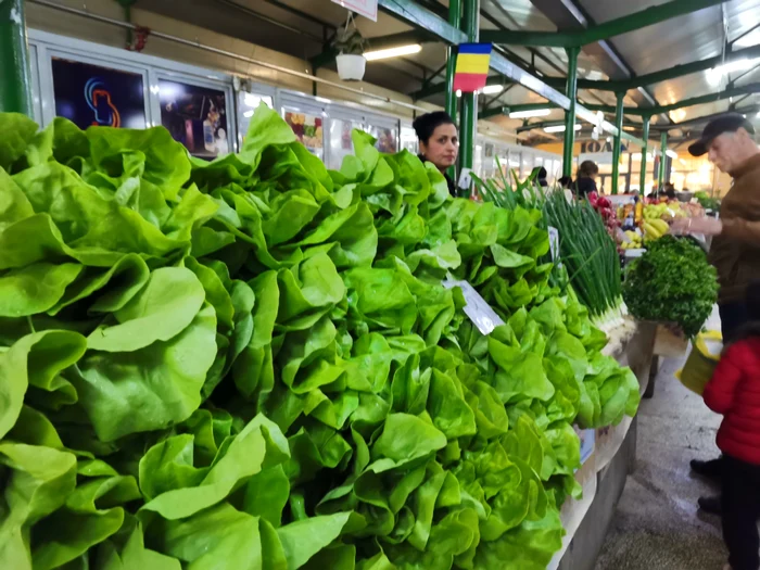 The price of greens has increased PHOTO: A. Mitran
