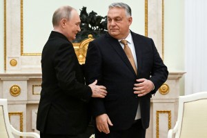 Vladimir Putin and Viktor Orban in a meeting in the Kremlin, November 2025. Photo: Alexander Nemenov / AP / Profimedia