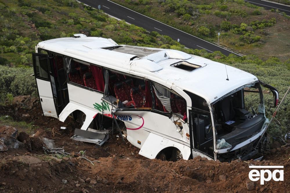 A bus carrying tourists was involved in an accident in the Canary Islands; there was a victim. Photo 4
