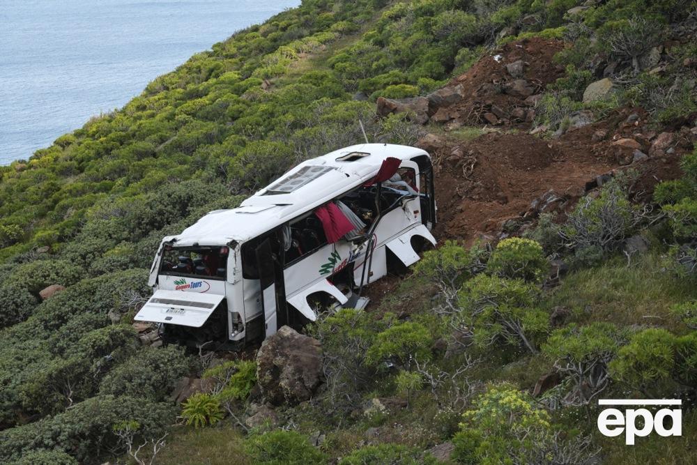 A bus carrying tourists was involved in an accident in the Canary Islands; there was a victim. Photo 5