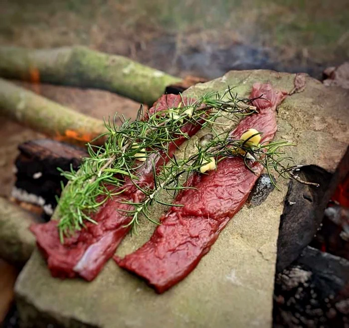 Stone cooking PHOTO wildwaybushcraft.co.uk