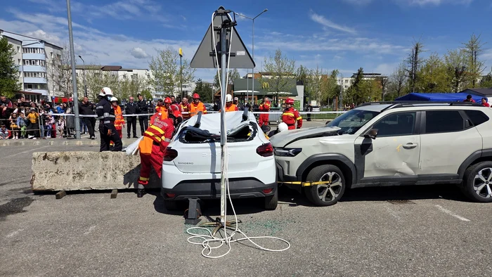 Firefighters had machines at their disposal to put the FOTo scenarios into operation. ISU Olt