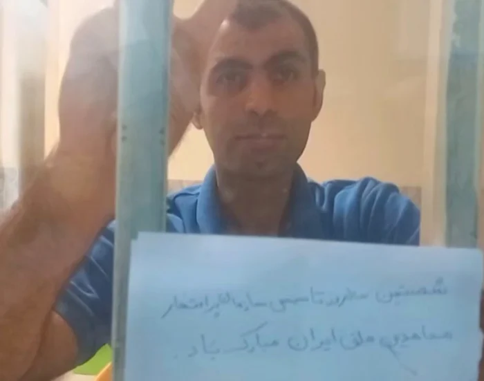 Babak Alipour in his cell