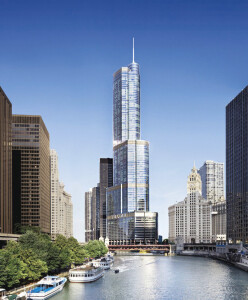 EXCLUSIVE PHOTO Trump will reply in Bucharest Trump Tower in Chicago