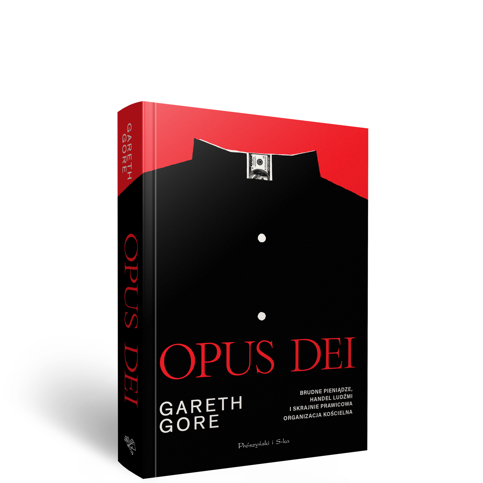 Book cover "Opus Dei. Dirty money, human trafficking and an extreme right-wing church organization"