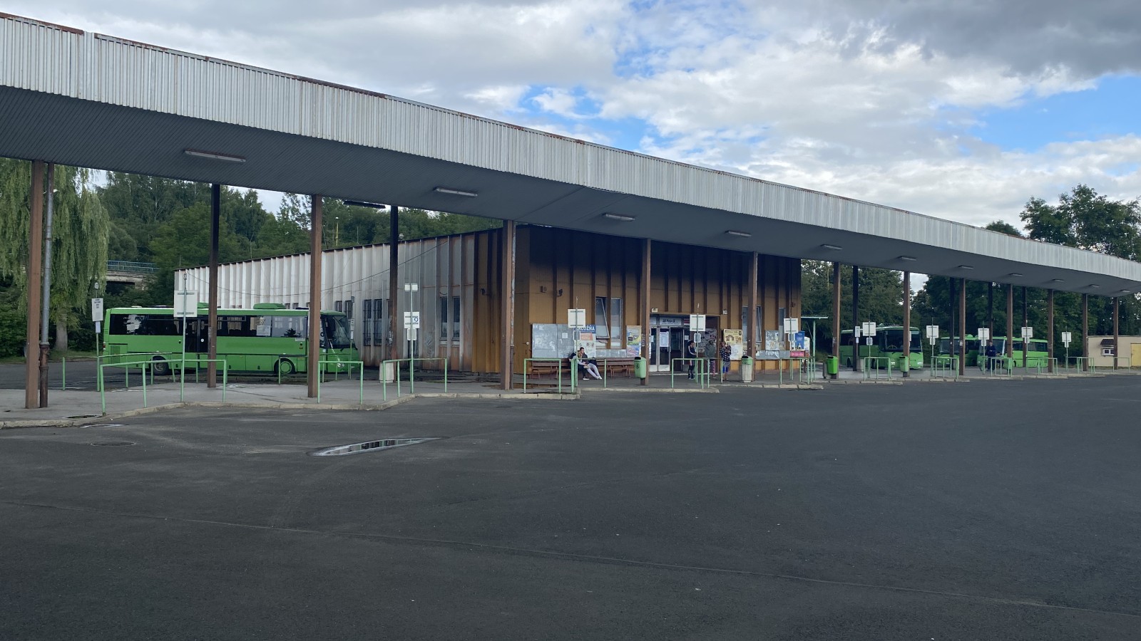 Bus station in Stara Lubovla