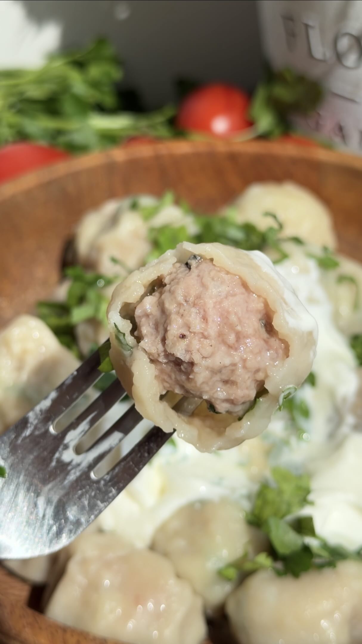 A cool recipe for dumplings in 20 minutes that don’t need to be sculpted. Just roll the meat in flour photo 3