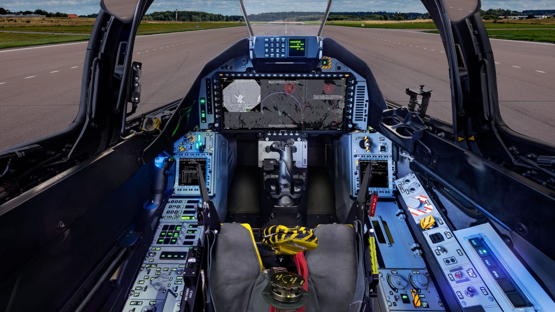 JAS 39 Gripen - fighter cockpit