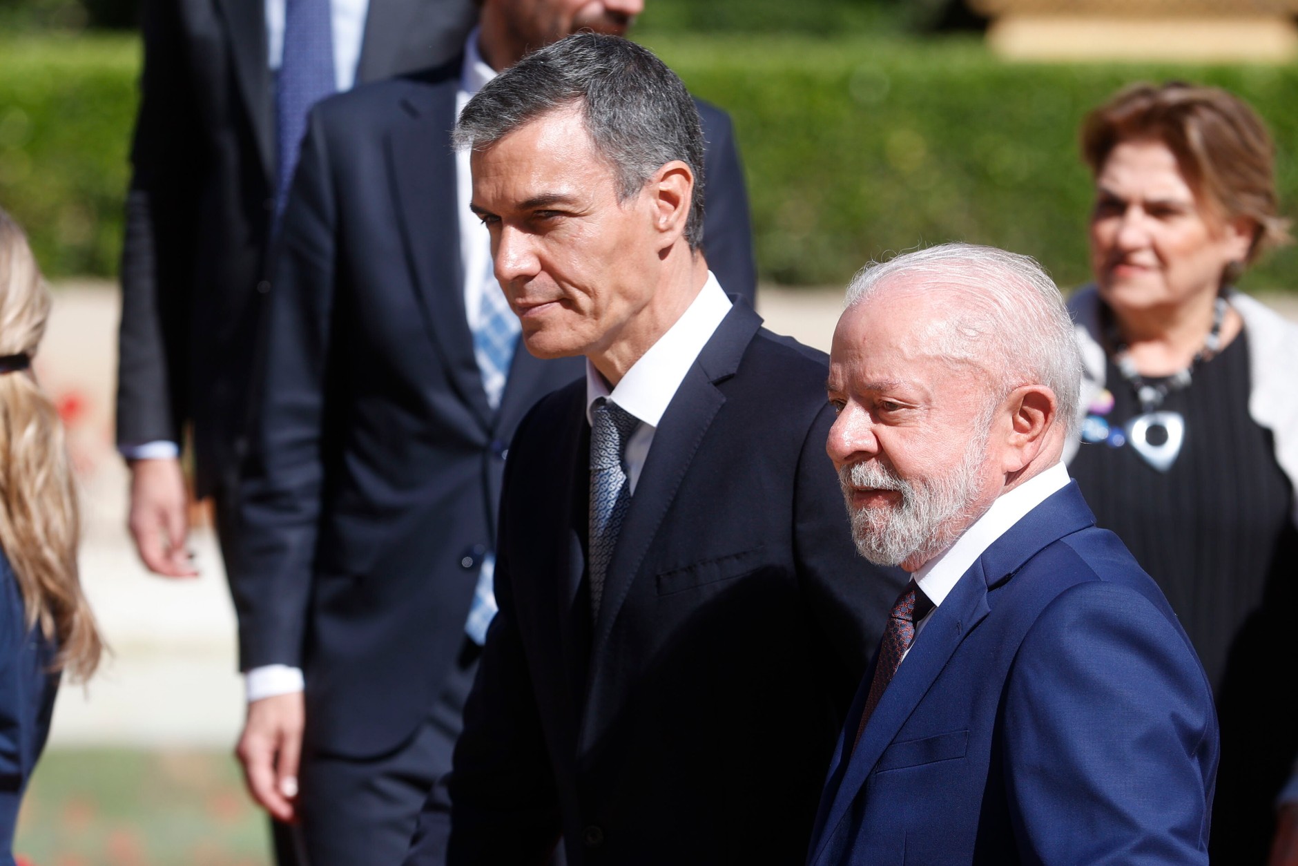 Pedro Sanchez, Prime Minister of Spain, and Luiz Inacio Lula da Silva, President of Brazil. Barcelona, ​​April 17, 2026 