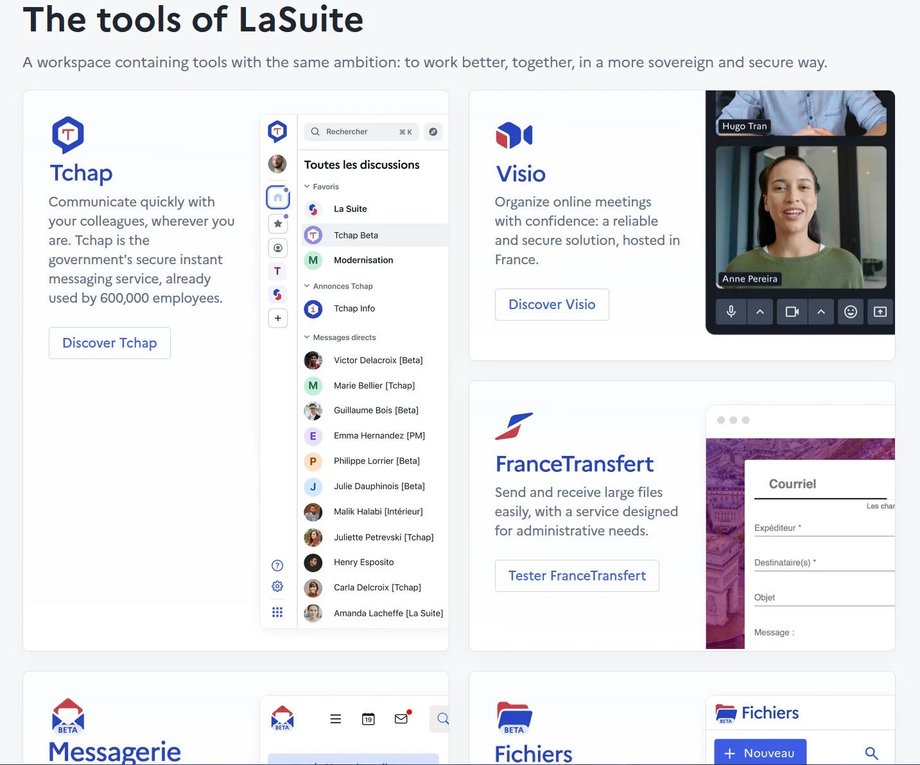 French LaSuite platform