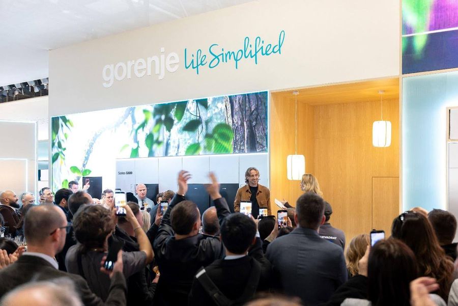 Luka Modrić turns the Gorenje stand into the main attraction at EuroCucina 2026