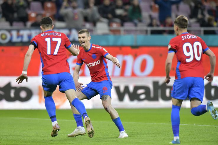 Mihai Popescu, goal in his first start after 6 months for FCSB // PHOTO: Cristi Preda (GSP.ro)