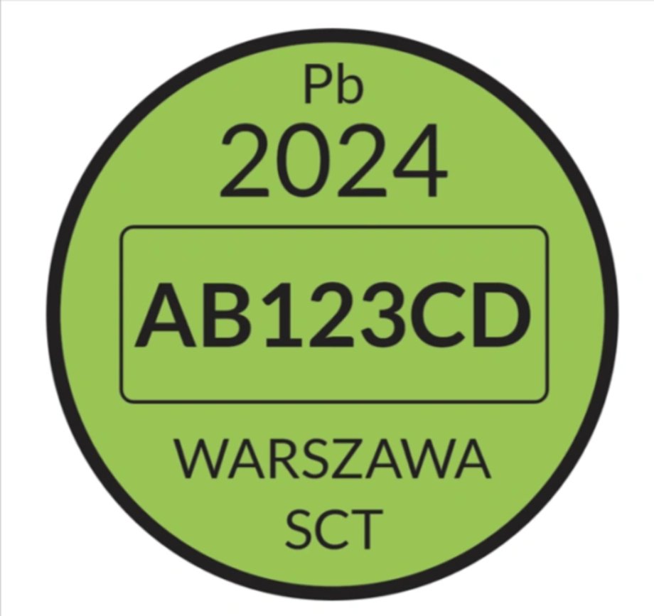 SCT sticker - design changed in 2024