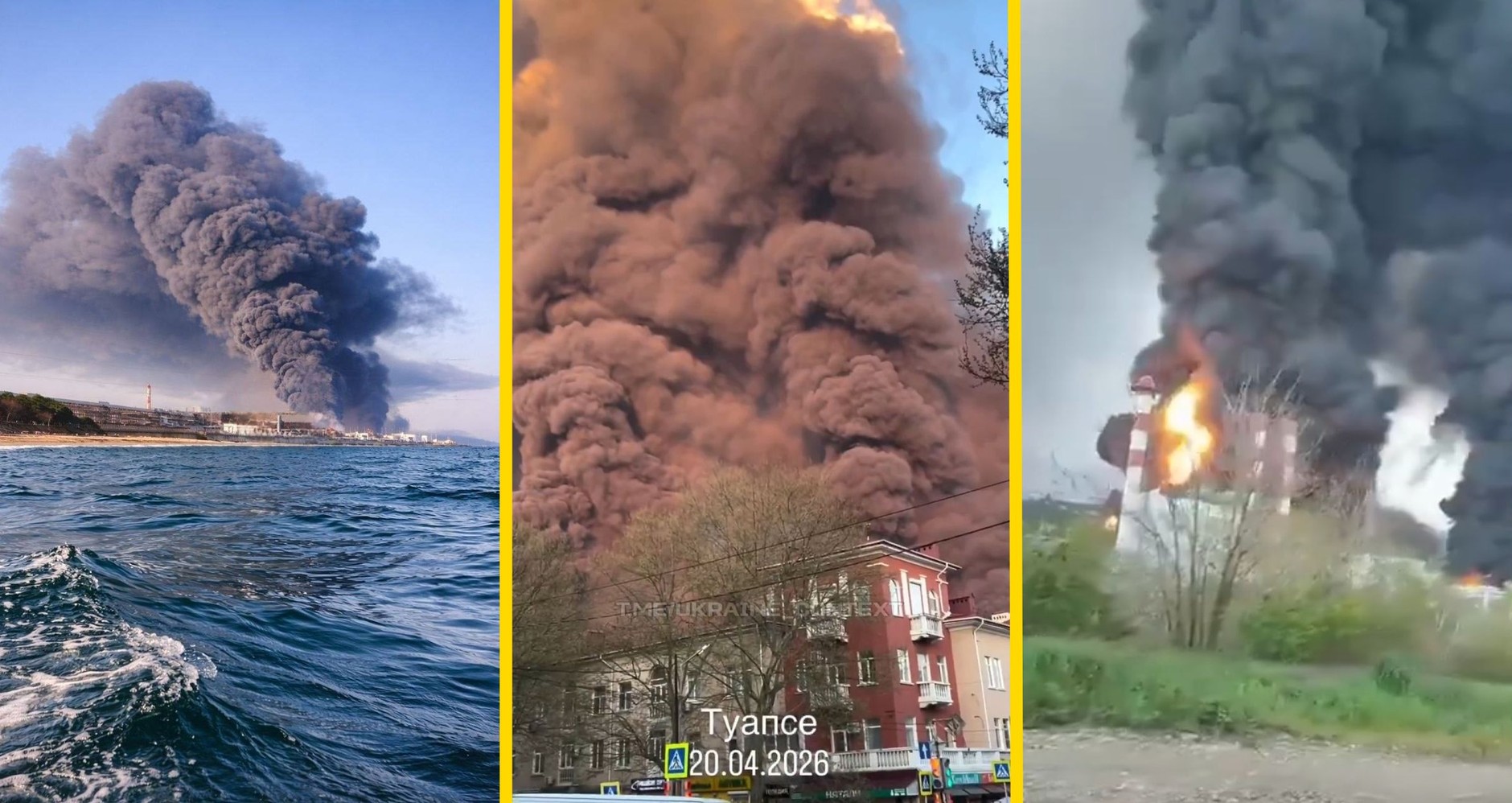 Ukraine's attack on the oil refinery in Tuapse