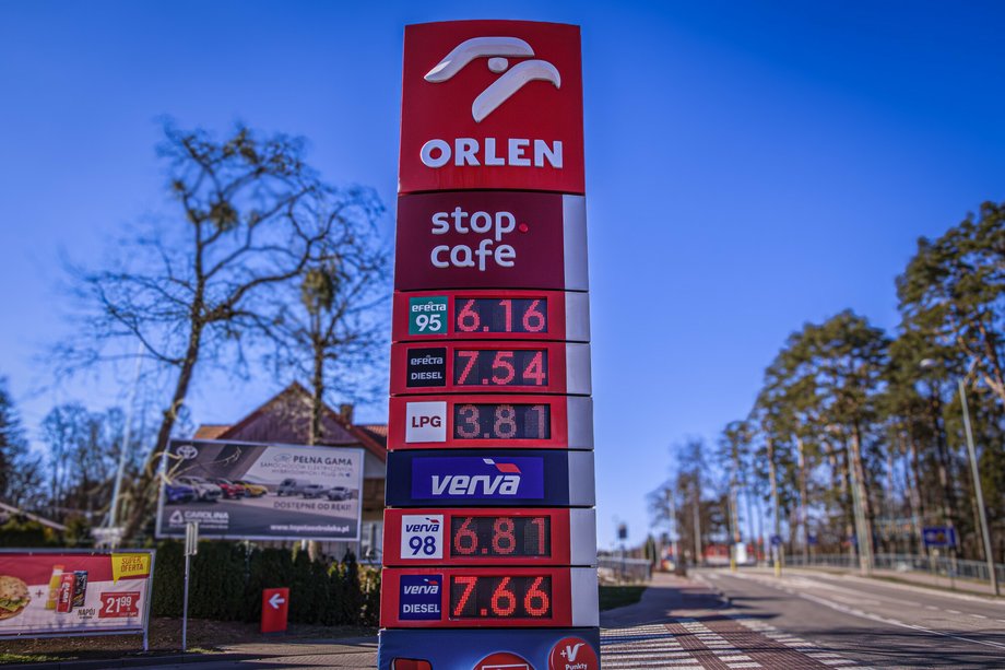 Gas station after the introduction of the CPN package 