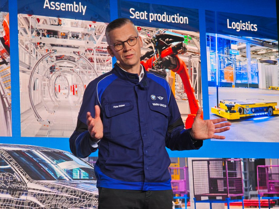 Peter Weber, head of the BMW factory
