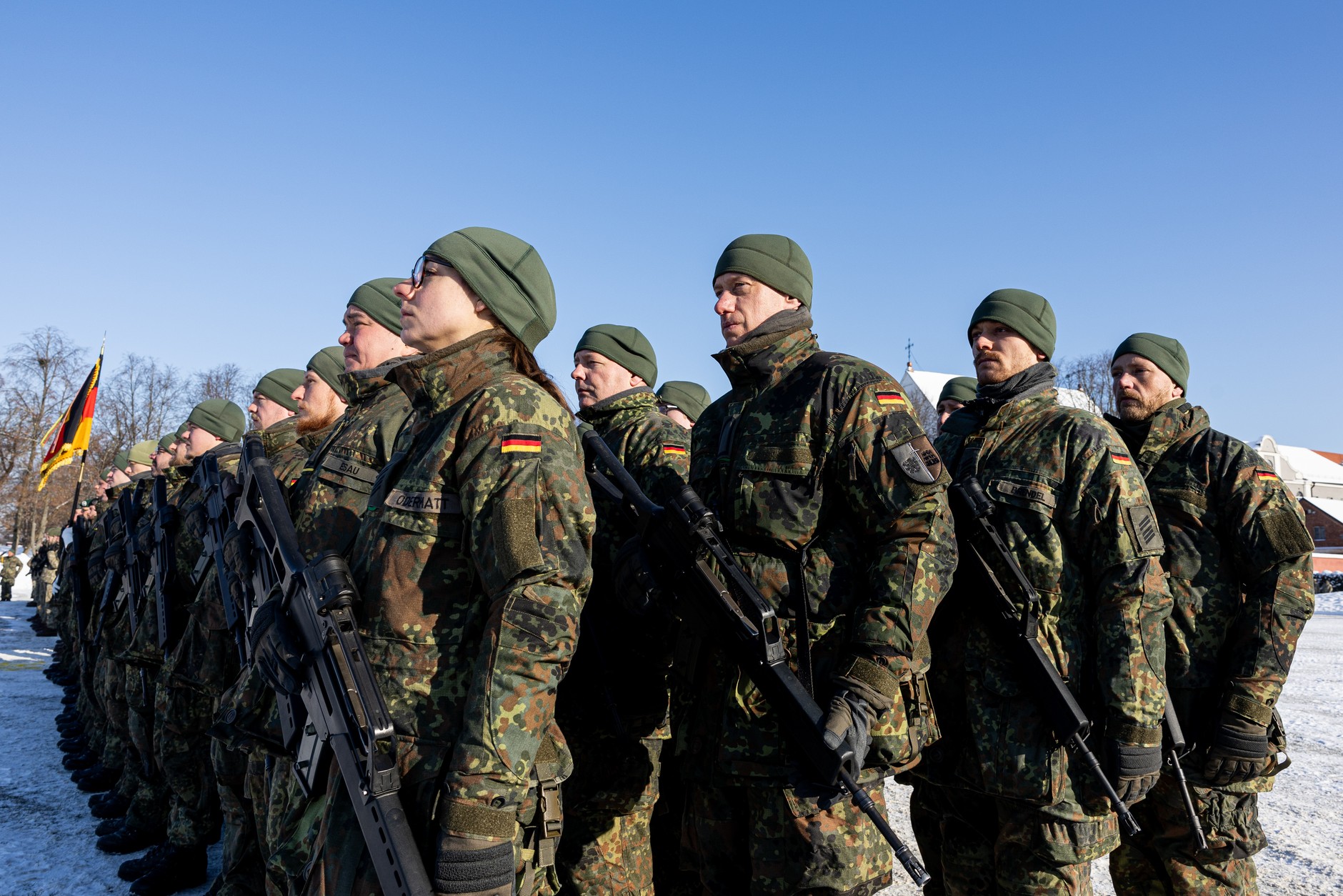German soldiers in Kaunas, Lithuania (illustrative photo)