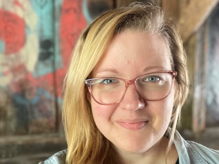 Brit Morenus said she uses her English education in her job at Microsoft