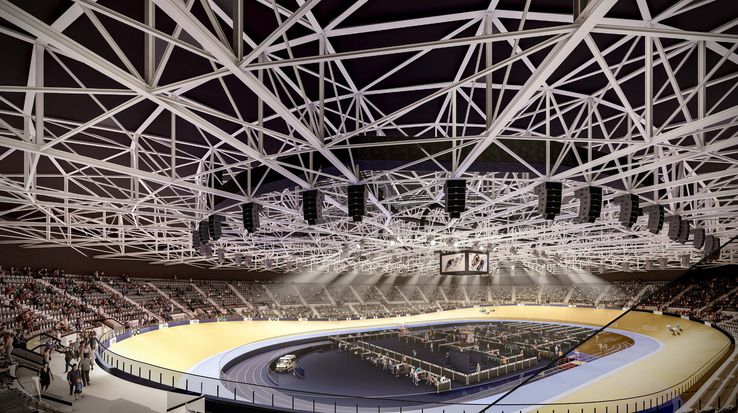 Rendering - Craiova indoor velodrome / photo: Facebook