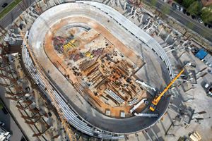 The third multipurpose hall in the city is taking shape: