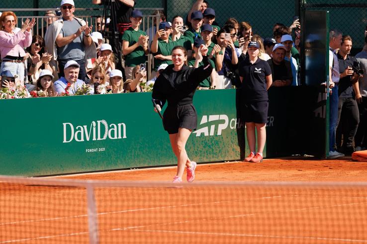 Simona Halep, at the inauguration of the National Tennis Center of the Republic of Moldova/Photo: Ceslav Ciuhrii