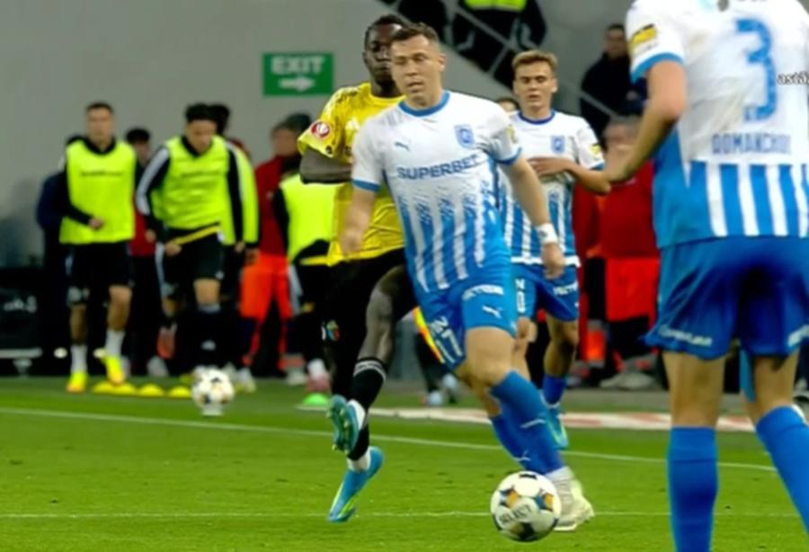 The decisive moment? U Cluj remained with 10 men before the break, after a confusing phase