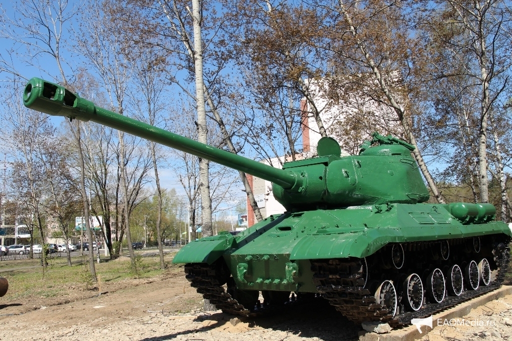 IS-2 tank, which took part in battles in the Far East