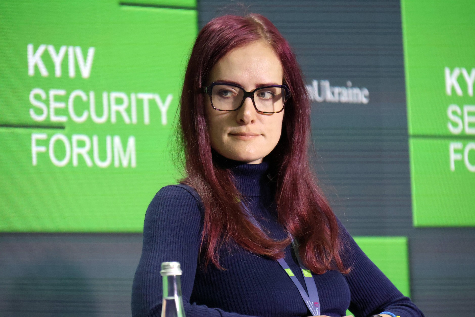 Czech MEP Marketa Gregorova at the Kyiv Security Forum, May 9, 2025.