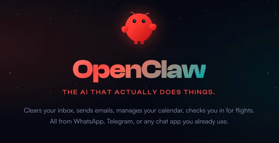 OpenClaw - clears your inbox, sends e-mails, manages your calendar, checks in for flights. All from WhatsApp, Telegram or any chat app you already use.