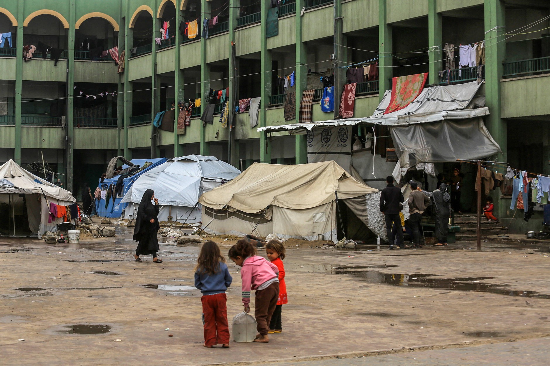 Everyday life in difficult conditions in Khan Yunus in the Gaza Strip