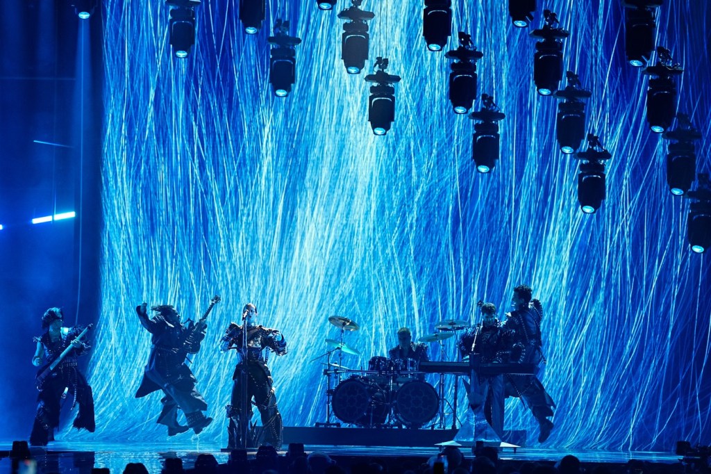 Lavina from Serbia at Eurovision 2026. PHOTO: Martin Meissner / AP / Profimedia