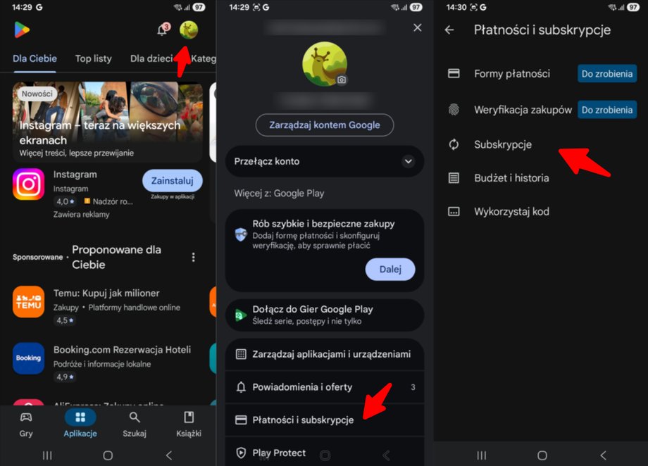Subscriptions on Android
