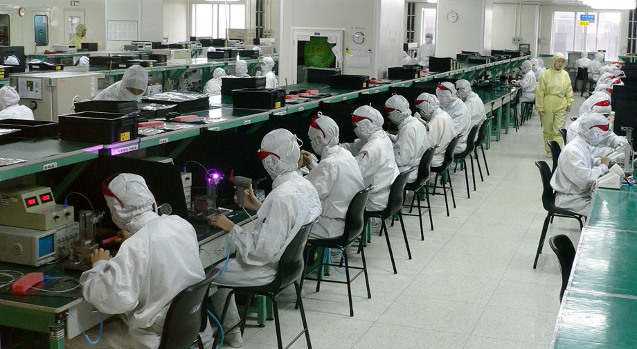 Foxconn factory in Shenzhen
