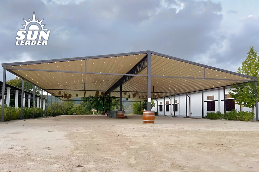 The modern pergola as an indicator of resistance: what a terrace with a retractable roof looks like engineering, not just decoration