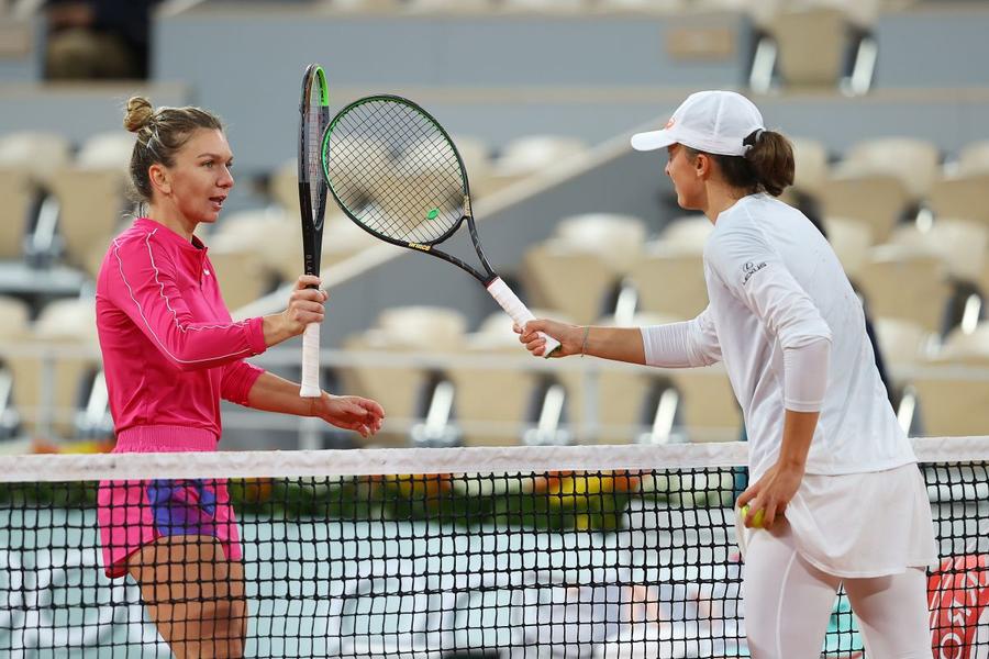 Iga Swiatek does not forget the defeat suffered by Simona Halep at Roland Garros: 