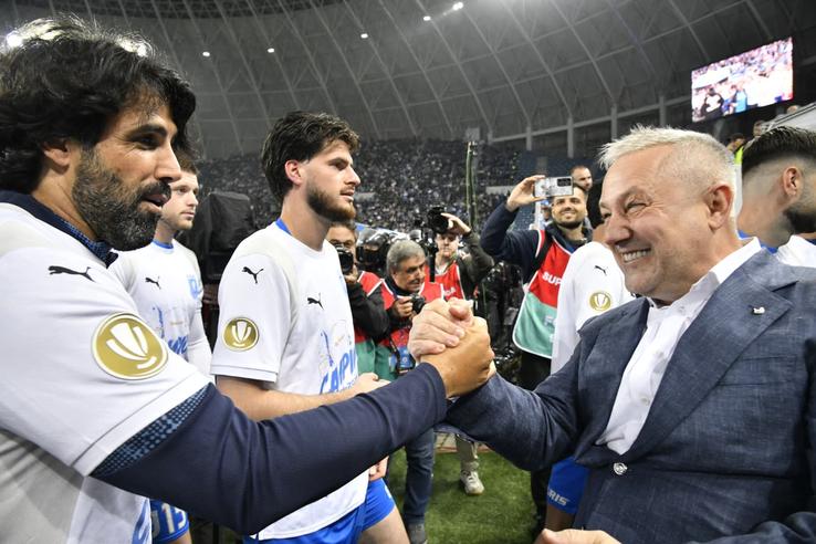 The University of Craiova won the title of champion in the Super League. Photo: Cristi Preda (GSP.RO)