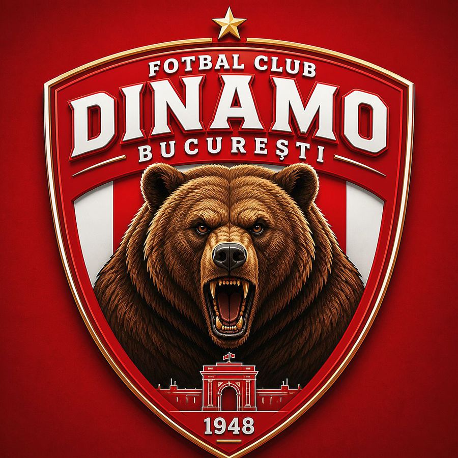 The artificial intelligence proposed 3 logos for Dinamo, on the instructions of Gigi Becali » What came out: 