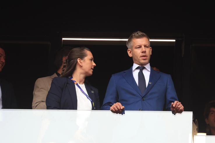 Péter Magyar at PSG - Arsenal / PHOTO: Ionuț Iordache (GSP.ro)