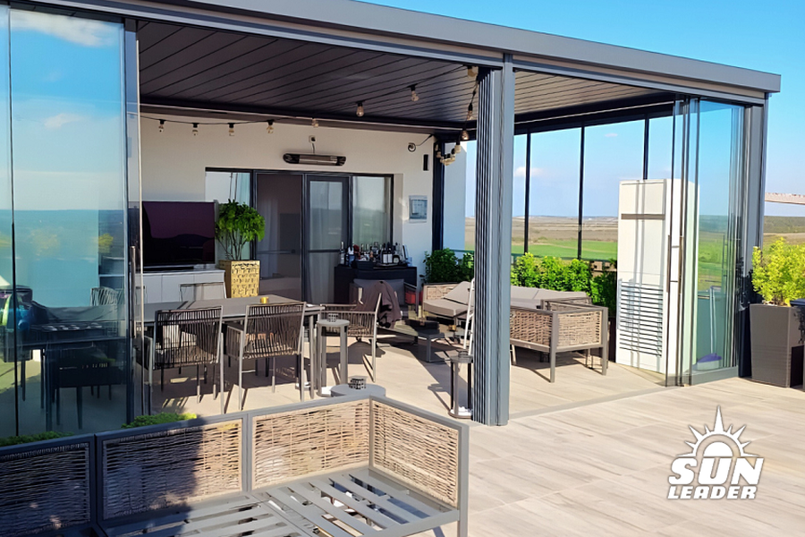 The modern pergola as an indicator of resistance: what a terrace with a retractable roof looks like engineering, not just decoration