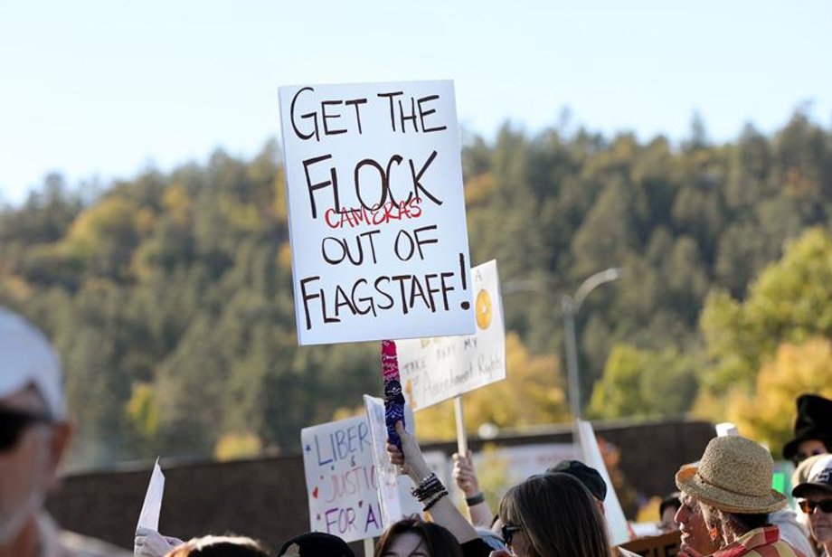 Community protests against Camera Flock in Flagstaff