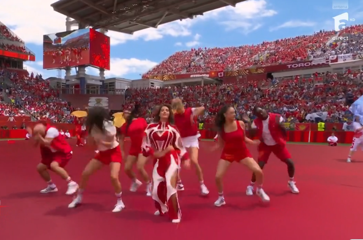 Canada - Bosnia, the second World Cup opening ceremony / PHOTO: Captur @Antena 1