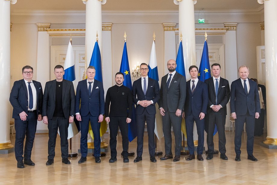 ICEYE President Rafał Modrzewski met with the President of Ukraine Volodymyr Zelensky and the President of the Republic of Finland Alexander Stubb during the official visit of the President of Ukraine to Finland
