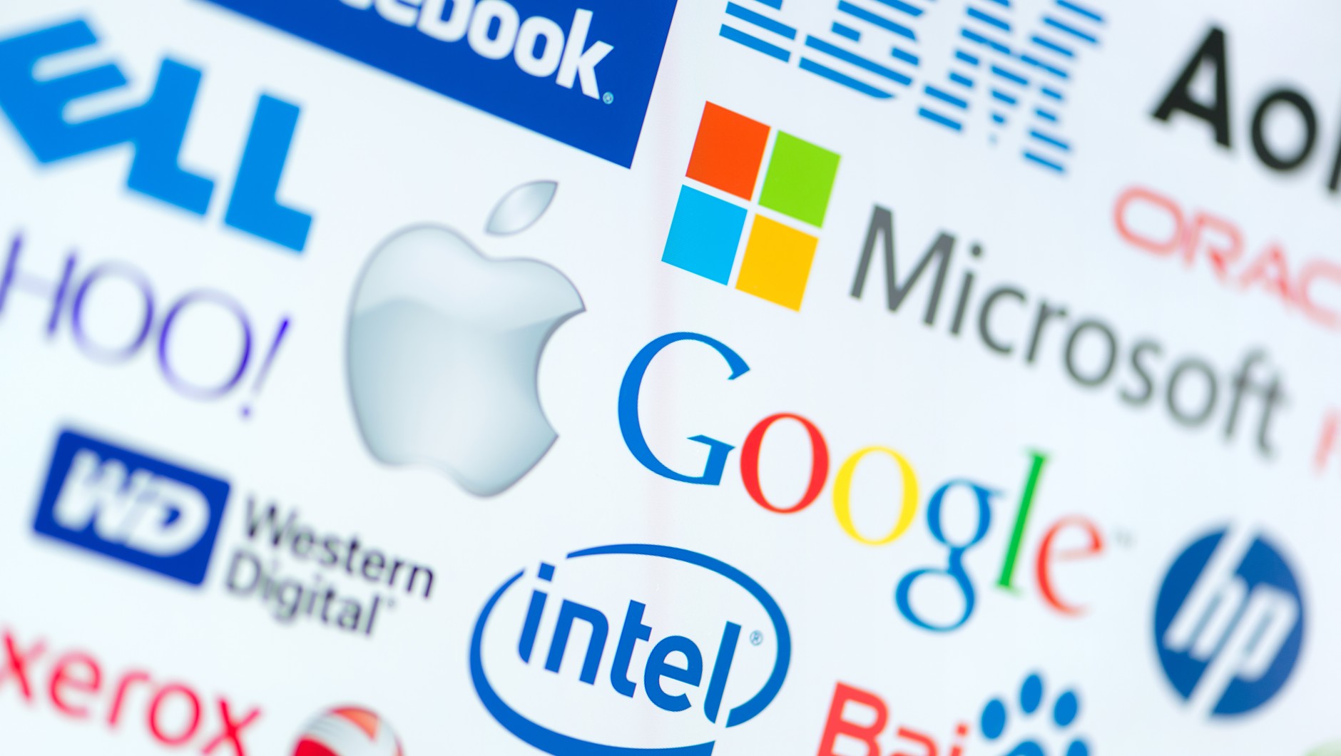 Leading companies in the computer industry (illustrative photo)