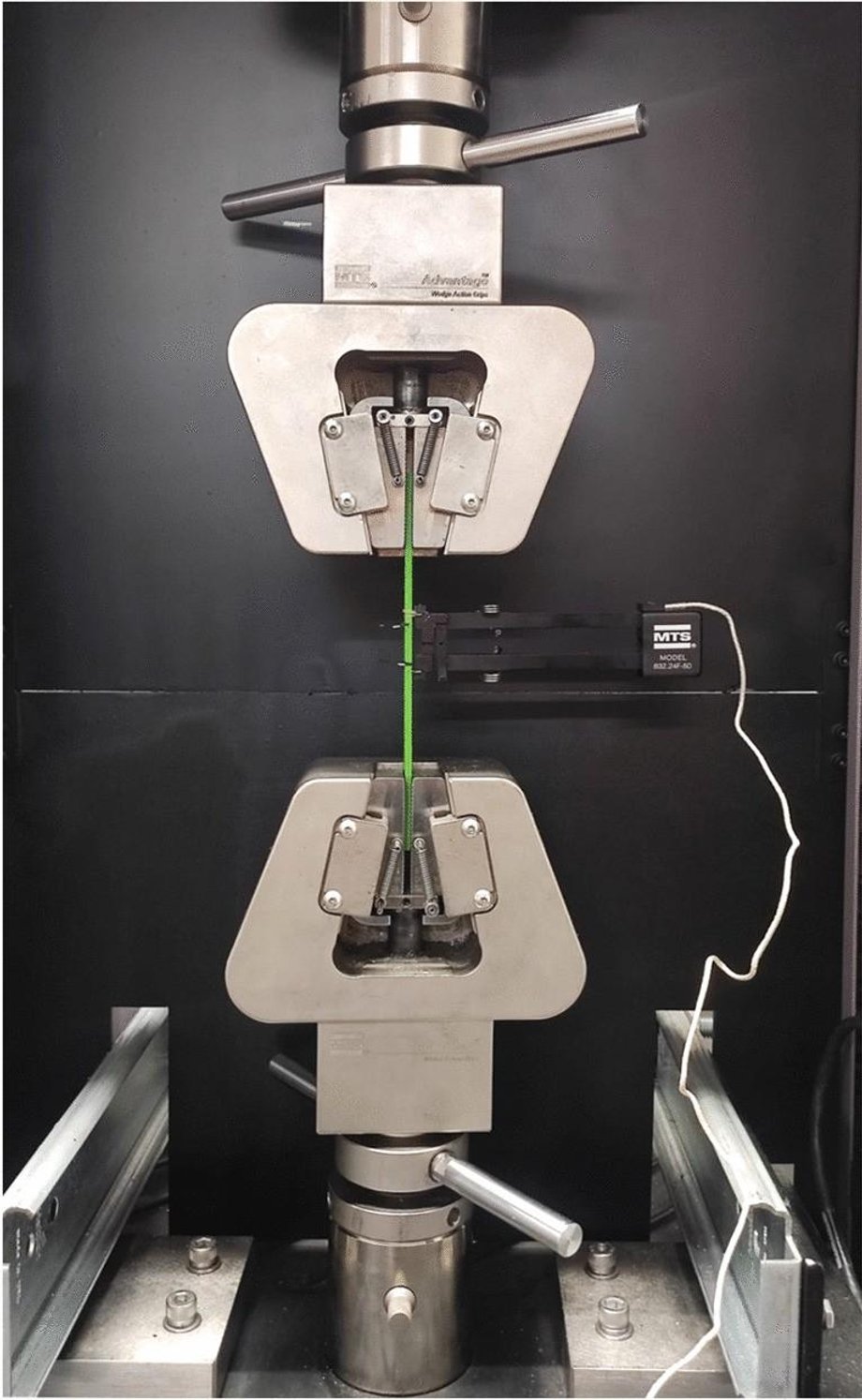 Tensile test of 3D printed samples