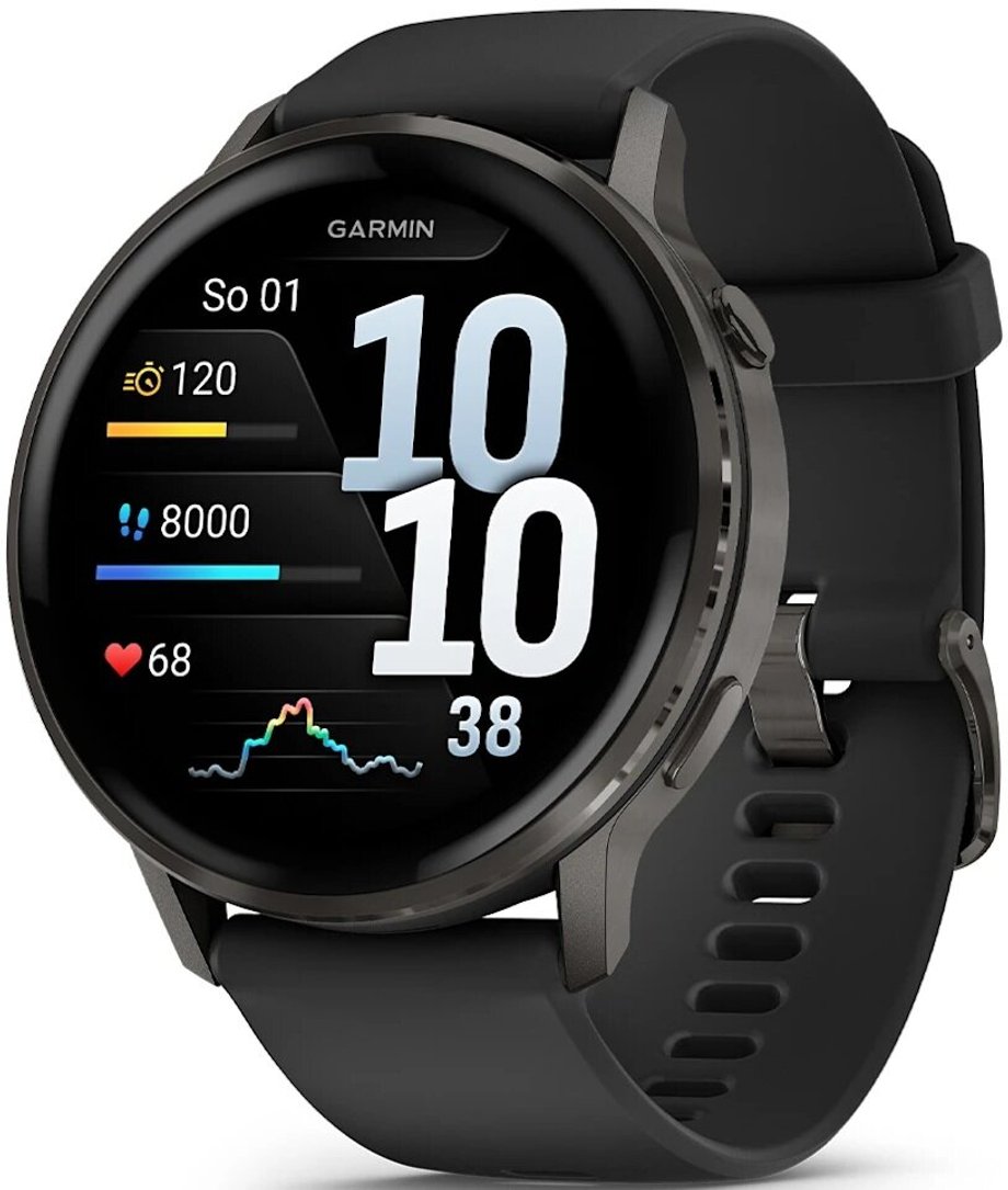 GARMIN Venu 4 45mm sports watch, black