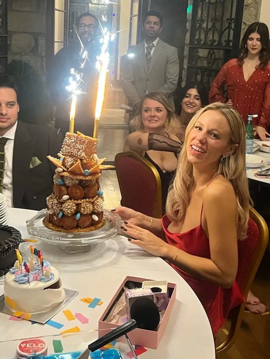 Amanda Rollins on her 34th birthday