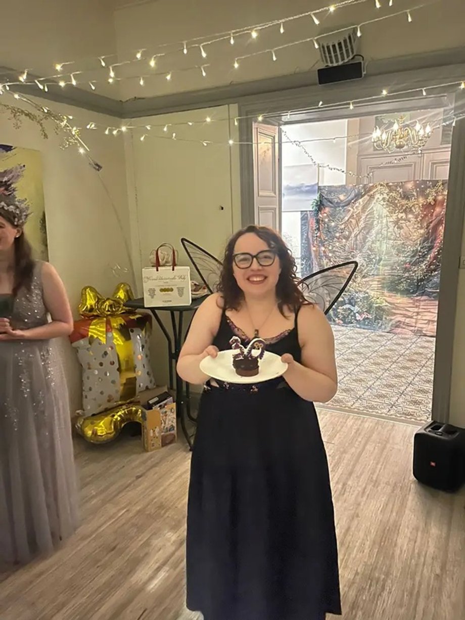 Celina Tolbert on her birthday
