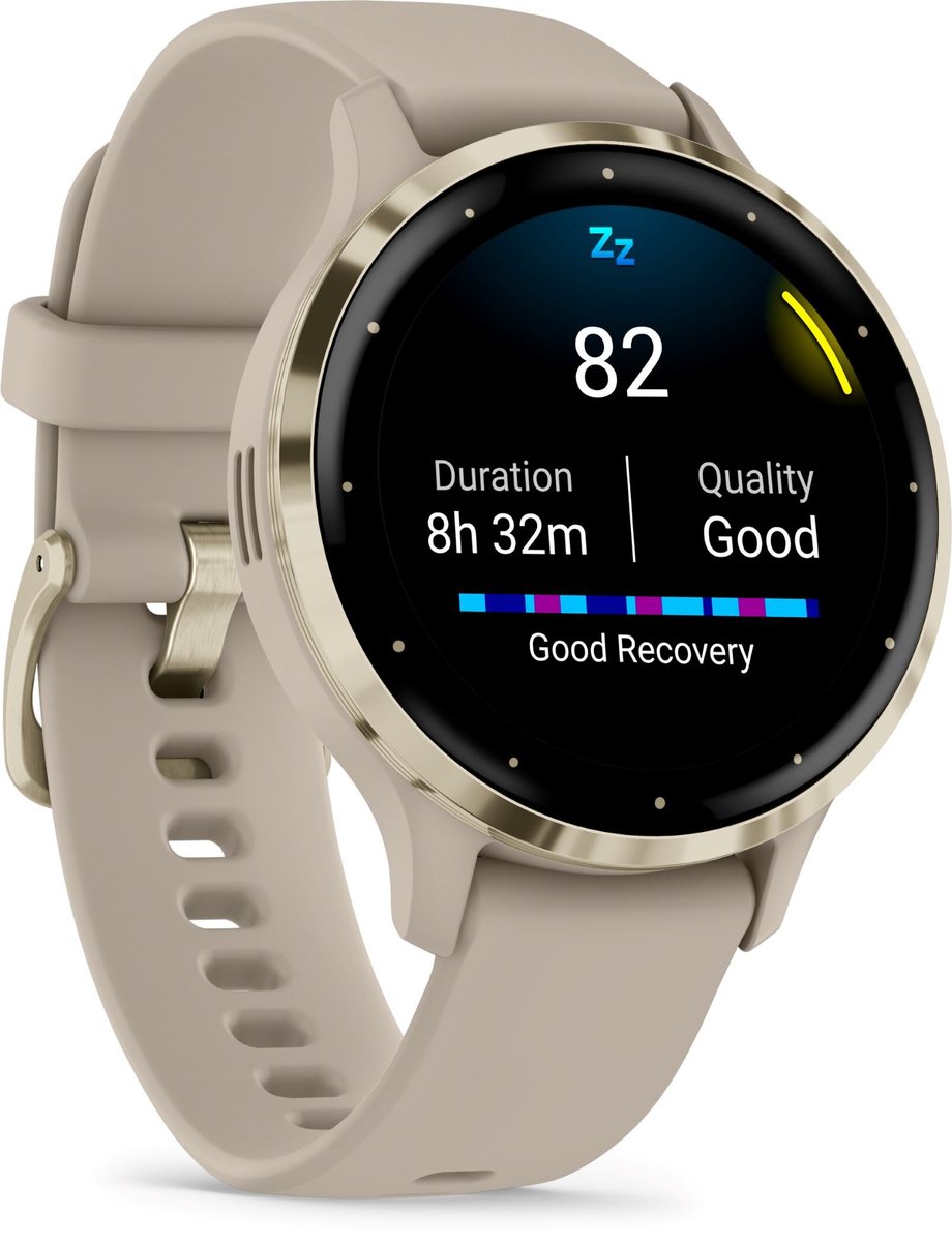 GARMIN VENU 3 s French smartwatch, gray